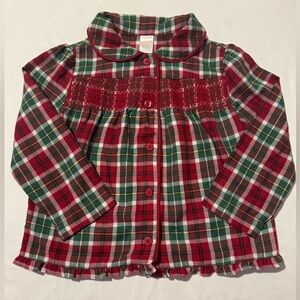 SOLD janie and Jack Holiday Smocked Long Sleeve